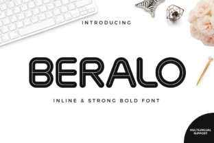Beralo Inline: A Modern Font for Bold Statements