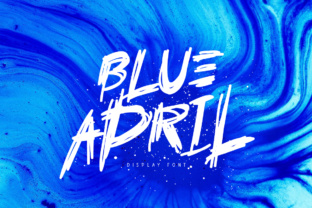 Blue April: The Bold, Edgy Font for Modern Design