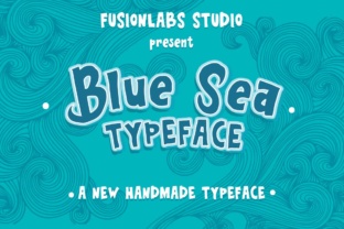 Blue Sea Typeface: A Unique Display Font for Creative Expression