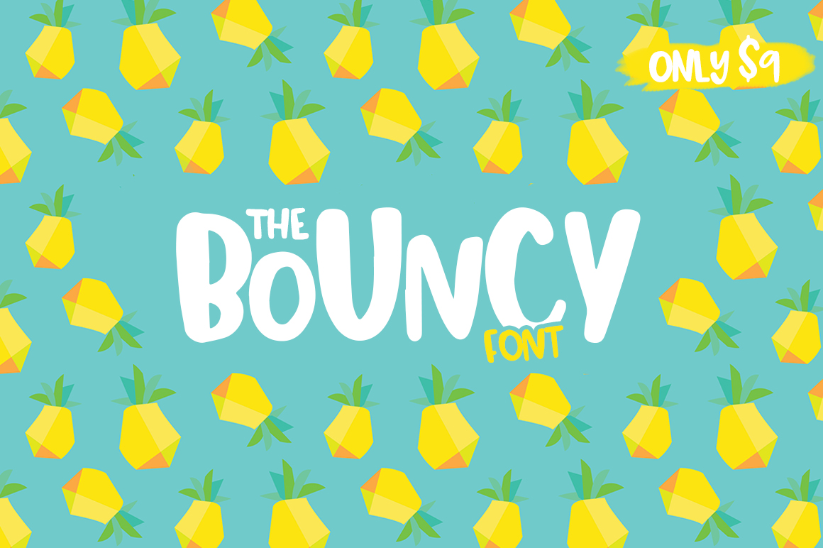 Bouncy: A Playful Typeface for Expressive Design