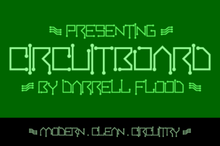 Circuitboard: A Bold, Angular Font for the Tech-Forward World