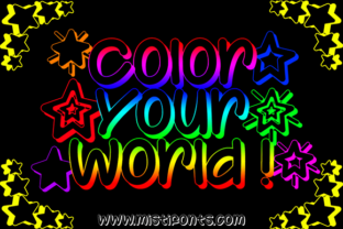 Color Your World: A Creative 3D Outline Font for Every Project