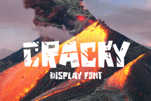 Cracky: A Bold Torn Font for Creative Expression