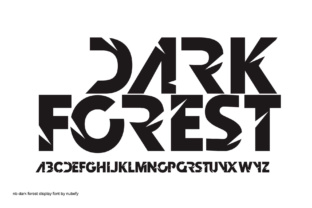Dark Forest: A Bold Typeface for Impactful Design