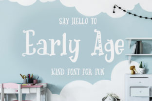Early Age: A Handwritten Font for Lighthearted Design