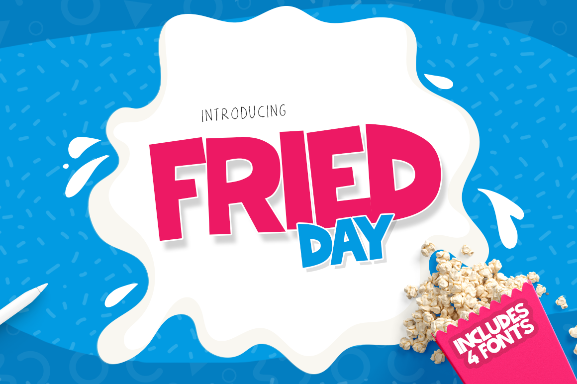 Fried Day Family: A Creative Font Solution for Modern Designers