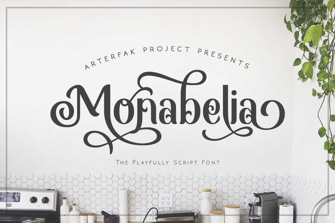 Monabelia: Elegant and Playful Font