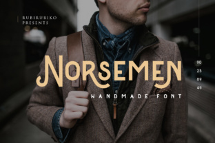 Norsemen: A Bold, Vintage-Inspired Font for Modern Design