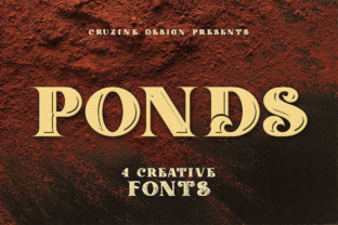 Ponds: A Strategic Font for Vintage and Modern Design