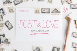 Post Love: A Handwritten Font for Creative Expression