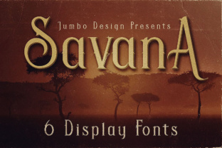 Savana: A Retro Display Font for Timeless Typography