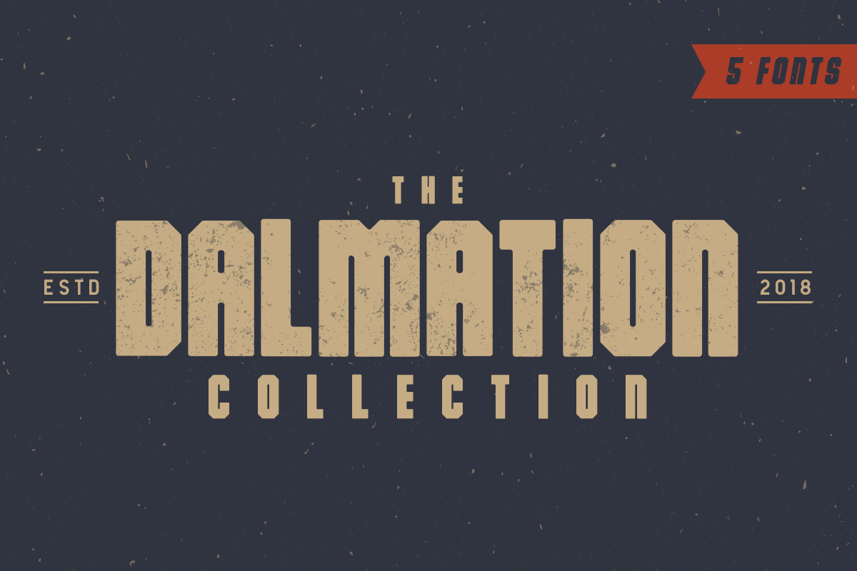 The Dalmation Font: A Stylish Vintage Choice for Designers