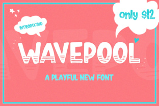 Wavepool: A Playful Font for Creative Expression
