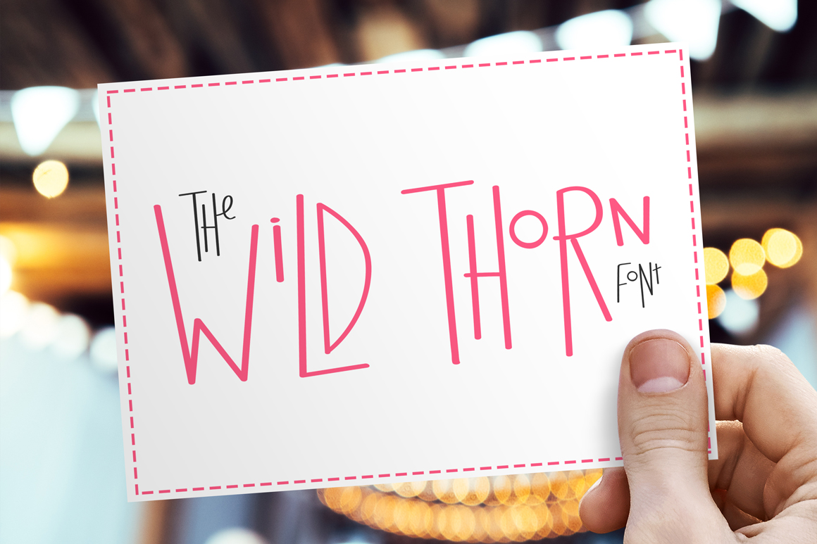 Wild Thorn: A Bold New Sans Serif with a Unique Vibe